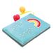 CAMPUS UNIVERSITY Notitieboeken, 130 x 180 cm, stof, 64 uur, 80 g, regenboog
