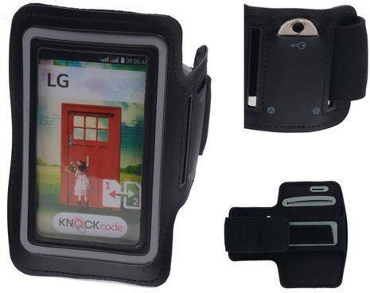 Best Cases LG L20 Zwart Sport Armband Neopreen