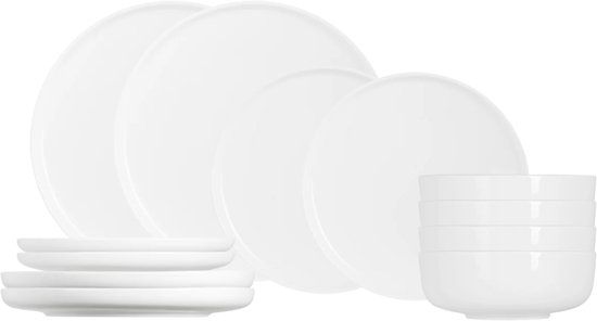 Cosy & Trendy Serviesset Moon White 12-delig