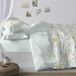 Burrito Blanco Bedrukte dekbedovertrekken, 180 cm breed bed (+ beschikbare maten), Design 140, kleur watergroen (180 x 190/200 cm)