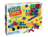 Stickle Bricks Build it Box, 100 stuks, stimuleert de verbeelding en motoriek met veelzijdige bouwset, duurzaam en veilig bouwspeelgoed voor kinderen vanaf 3 jaar