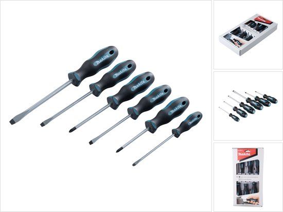 Makita E-10512 Schroevendraaierset - 6-delig