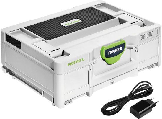 Festool SYS3 BT20 M 137 USB-C TOPROCK Bluetooth Speaker Incl. Netstroom Kabel