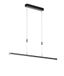 Fischer & Honsel Hanglamp Vitan TW 1x LED 15,0 Watt incl. 1x LED 15,0 W, 3 standen CCT, in hoogte verstelbaar, traploos dimbaar, 60538, 115 x 7 x 150 cm (LxBxH), 3400 lm, 2700 K / 3350 K / 4000 K