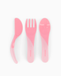 Twistshake Learn Cutlery - Roze - Peuterbestek