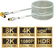 Schwaiger 15m 90° gehoekt IEC antennekabel 110db TV coaxkabel