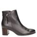 Gabor Bordeaux Leather Block Heel Ankle Boots