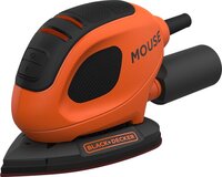 BLACK CONNECT BLACK+DECKER BEW230-QS Mouse Detail Sander - 55W - Includes 6 Sanding Sheets