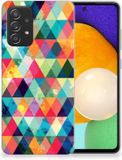 Samsung Galaxy A52 (5G/4G) bumper en TPU à carreaux