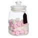 5Five luxe voorraadpot Candyman - snoeppot - glas - met deksel - 2.8 liter - voorraadpot - bewaarpot - 14 x 25 cm