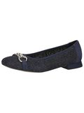 CAPRICE art. 9-22503-42 880 ballerina bitje BLAUW maat 37
