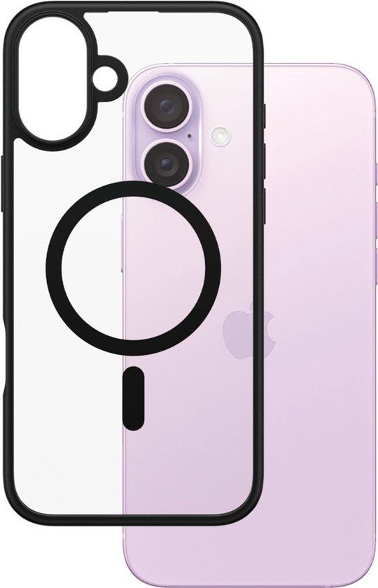 PanzerGlass Apple iPhone 16 Plus - Zwart MagSafe HardCase Clear