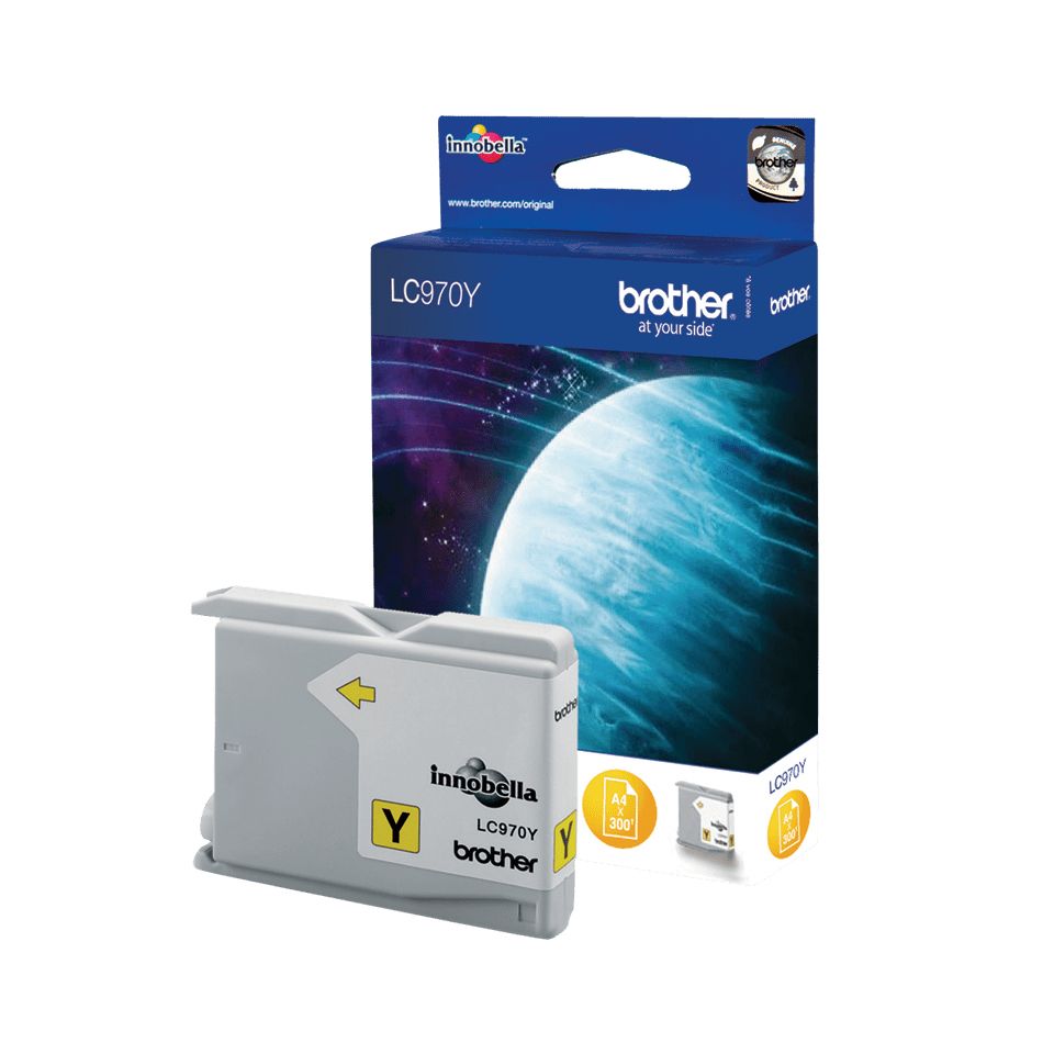 Brother LC970Y - Gele inktcartridge