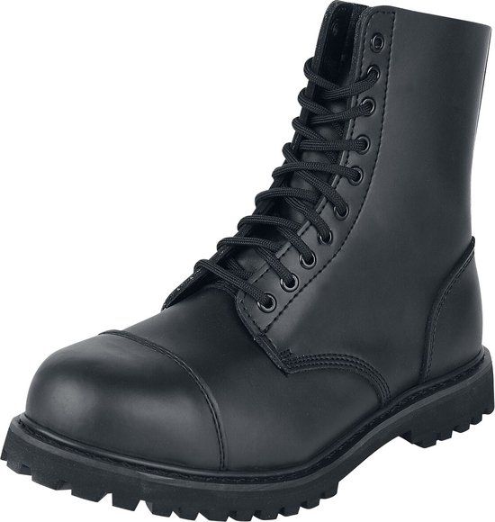 Brandit Phantom 10-gaats Unisex Laars - Zwart - EU38
