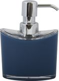 MSV MANIHI Zeepdispenser – Donkerblauw – Kunststof – Vrijstaand – 14 cm