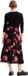 Desigual Gebloemde Jurk Met Lange Mouwen En V-Hals - Zwart - Maat S