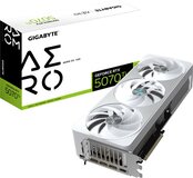 Gigabyte GeForce RTX 5070 Ti AERO OC 16G - 16GB GDDR7 - White - Videokaart