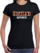 Bellatio Decorations Zwart Belgium fan t-shirt voor dames - Belgium supporter - Belgie supporter - EK/ WK shirt / outfit M
