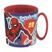 STOR Spider-Man Tasse pour enfants, plastique, 390 ml, résistant au micro-ondes, durable pour enfants