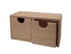 Comarco Sa houten commode 2 laden 16 x 8 cm