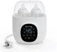 Mobiclinic Bibidu - Dubbele Flessenwarmer - Digitale - 6-in-1 - Wit