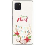 Rendier Siliconen Hoesje compatibel met Samsung Galaxy Note 10 Lite Lichtgevend Rendier
