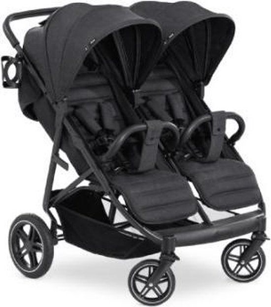 Hauck Uptown Duo Tweeling- en duobuggy - Melange Black - 0-48 maanden