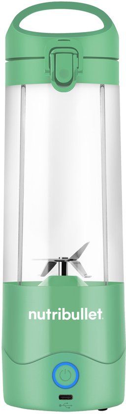 Nutribullet Portable - Blender To Go - Mini Blender - Draadloos - Licht Groen