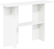 vidaXL Wandtafel Wit 100 x 30 x 75 cm Bewerkt hout