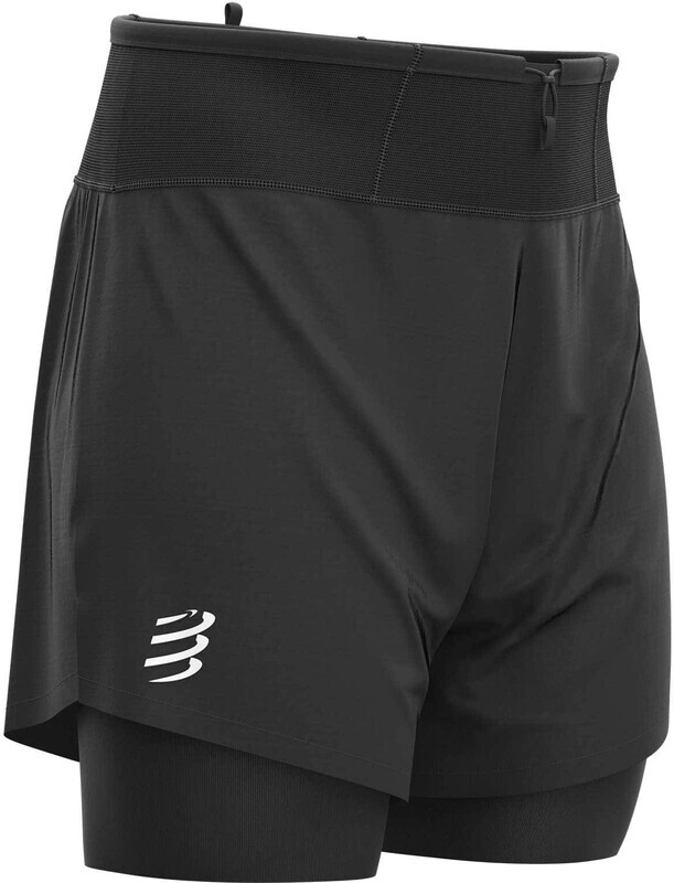 Compressport Trail 2-in-1 Shorts Heren, black XL 2020 Trainingsbroeken