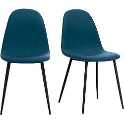 Paper Flow bezoekersstoel MUST Blauw 2 stuks - 3660141233087