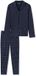 Schiesser Heren Pyjama Lang Doorknoop NOS Blauw Maat 50
