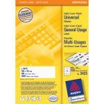 Avery Universal Labels 105x35mm - 1600 Labels