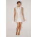 Odd Muse Robe en satin Ivoire Taille : 3XL