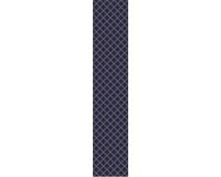 Ambiance Sticker Voorgelijmd vliesbehang - RETRO MARINEBLAUW EN GELE ORNAMENTEN - 1 rol van 300x60cm
