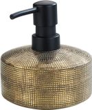 Wenko Zeepdispenser Rivara goud keramiek met structuur 400ml