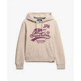 Superdry High Flyers Hoodie Beige XL Vrouw