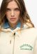 Superdry Tattoo Hoodie met Rits en Stras Dames - Rice White - UK10/EU38