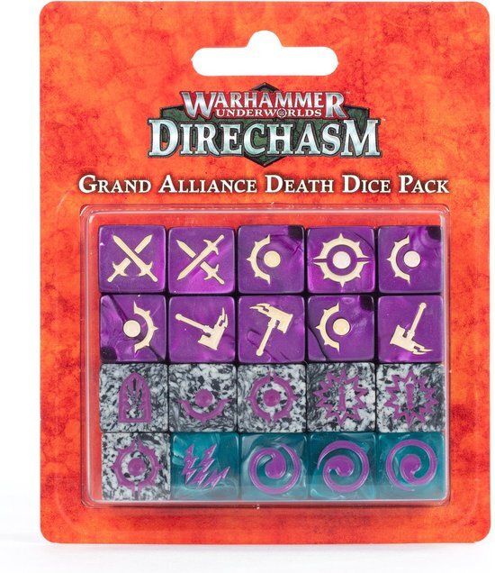 Games Workshop Warhammer Underworlds : Direchasm Dés de la Grande Alliance de la Mort