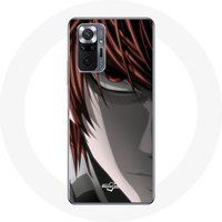 Maniacase Etui voor Xiaomi Redmi Note 10 Pro Licht Yagami Death Note Manga Anime