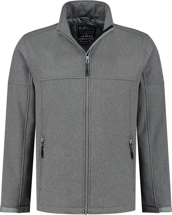 Kjelvik Odense Ashgrey - Softshell jas - maat S