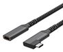S/CONN Flexline FL31-74013 Câble d'extension USB-C 0,5m USB 3.2 Gen 2 (3.1 Gen 2) 20 Gbit/s 100W Noir