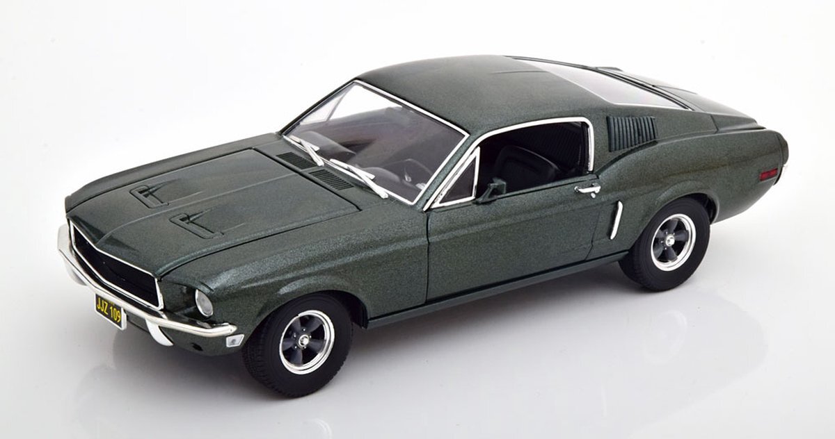 Greenlight 1/18 Ford Mustang GT Fastback - 1968 "Bullit" - Highland Green metallic