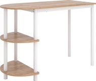 Vicco Freetown Keukentafel – 110 x 50 cm met open vakken Eik goud/wit