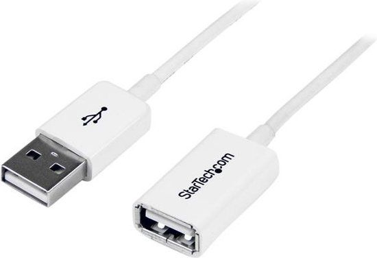 Startech USB A - N-connector Kabel - 3 m - Wit