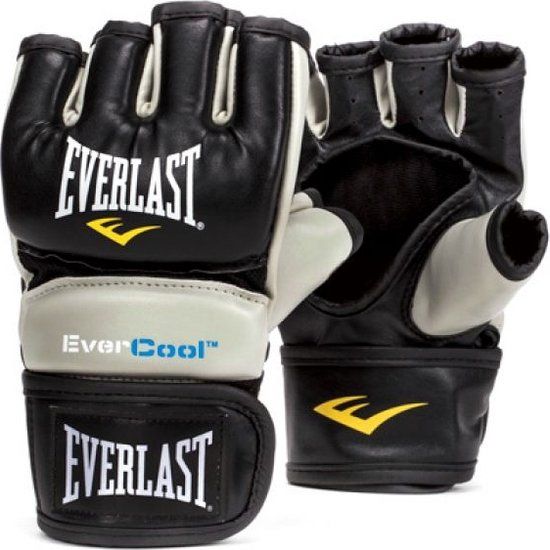 Everlast Everstrike MMA Handschoenen - Zwart/Grijs - M/L