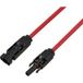 TRU COMPONENTS TC-13805744 Câble d'extension solaire 6.0 mm² 30 A Longueur de câble 2 m