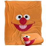Sesamstraat Ernie Face Sprei Deken 152 x 127 cm