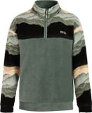 Protest PRTPublic - Trui Heren - Outdoor - 1/4 rits - Polyester - Evergreen - Maat S