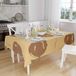 Bonamaison Tafelkleed, Anti-Mold, Sneldrogend, Waterdicht, 100% Polyester Tafellaken, Bruine tinten, 140 x 160 Cm
